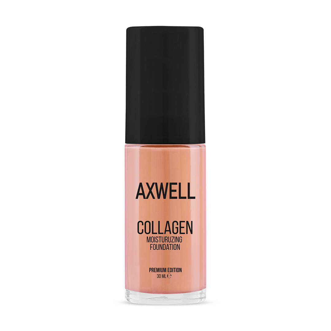 Axwell Premıum Edıtıon Collagen Foundatıon ( Kolajenli Fondöten ) Nemlendirici Etki 30 Ml No:1