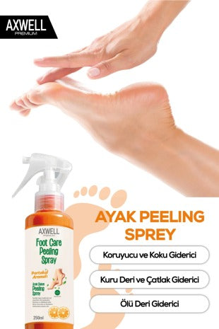 Axwell Premium Portakal Aromalı Ayak Bakım Peeling Spreyi 250ml