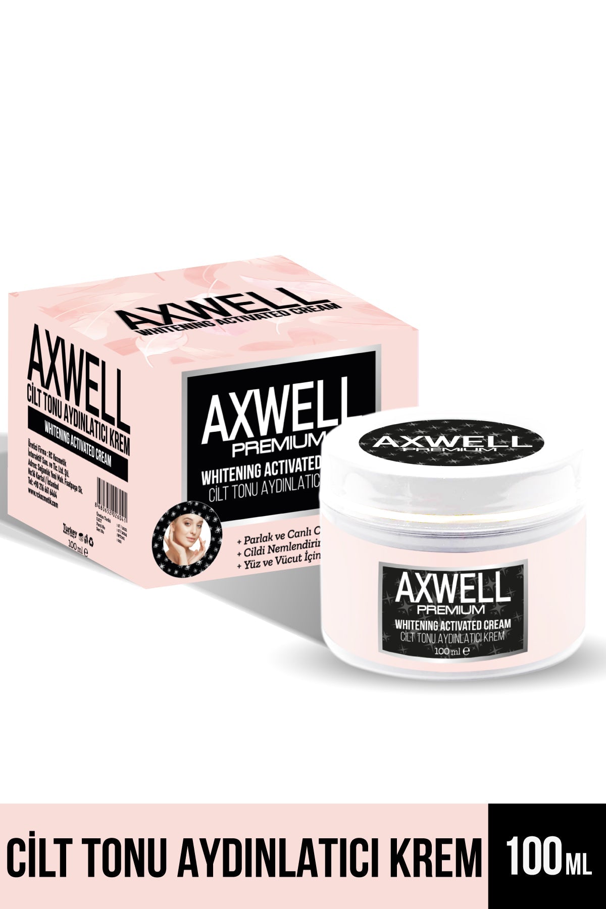 Axwell Premium Leke Karşıtı Cilt Beyazlatıcı Krem 100ml