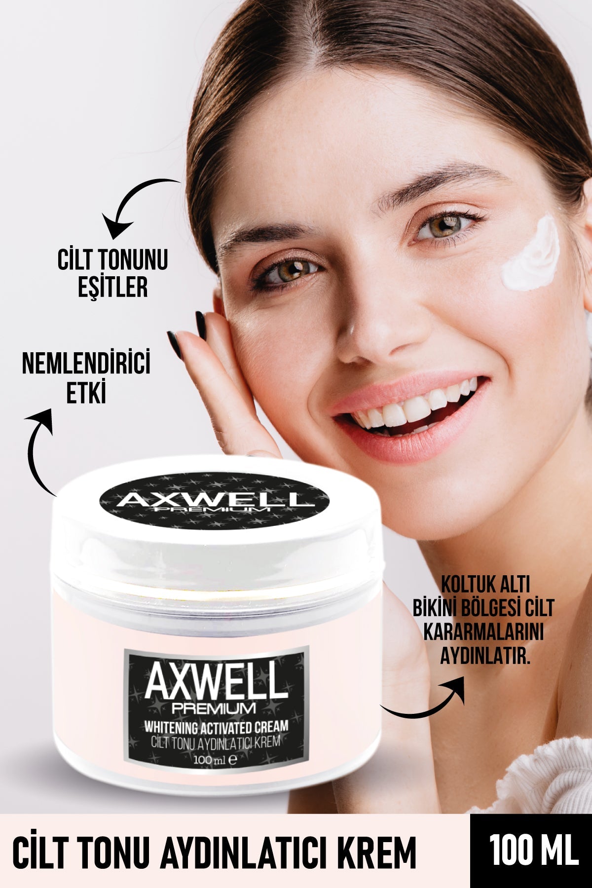 Axwell Premium Leke Karşıtı Cilt Beyazlatıcı Krem 100ml
