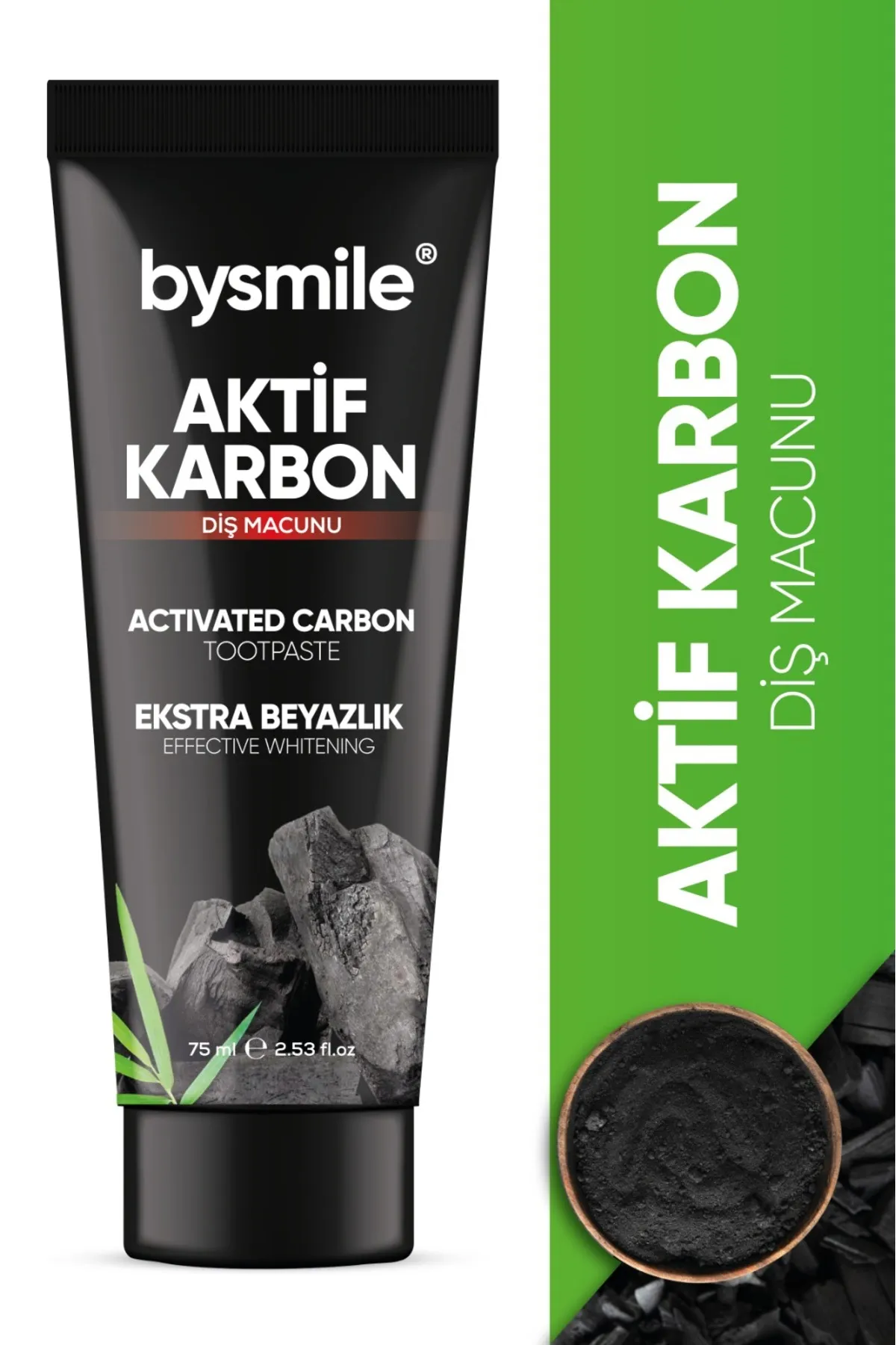 BySmile Aktif Karbon Diş Macunu